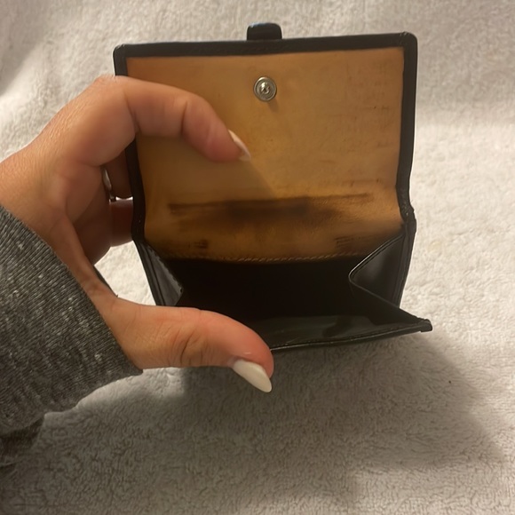 Coach Double Snap Wallet with Buckle - Classic Black C - Picture 7 of 10